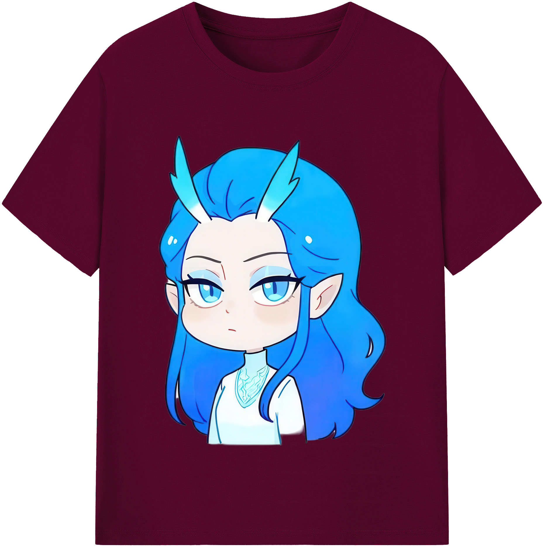 （画像用） Ne Zha 2 ナタ 魔童の大暴れ レディースカジュアルプリントTシャツ（綿100％）